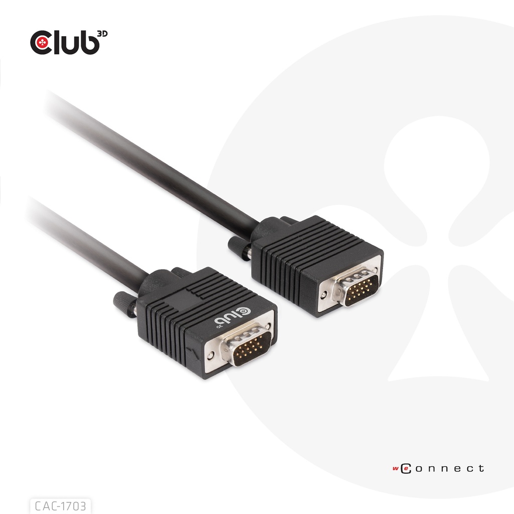 VGA Cable Bidirectional M/M 3m/9.84ft 28AWG