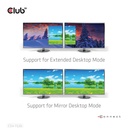 MST hub DisplayPort™ 1.4 to DisplayPort™ + HDMI™ 4K60Hz M/F 