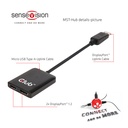 Multi Stream Transport Hub DisplayPort™ 1.2 Dual Monitor