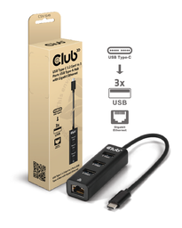 [CSV-1549] CSV-1549 USB‑C® 5Gbps to 3‑Port USB‑A Hub with Gigabit Ethernet