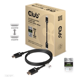 [CAC-1371] CAC-1371 Ultra High Speed HDMI™ 4K120Hz 8K60Hz Certified Cable 48Gbps 1m