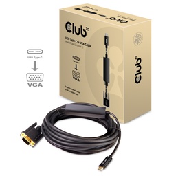 [CAC-1512]  CAC-1512 USB‑C® to VGA Active Cable M/M 5m 